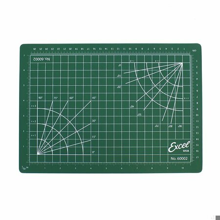 EXCEL BLADES 8 1/2 in. x 12 in. Self Healing Cutting Mat with Measurement Grid 60002IND